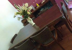 VENDO JUEGO COMEDOR ROBLE