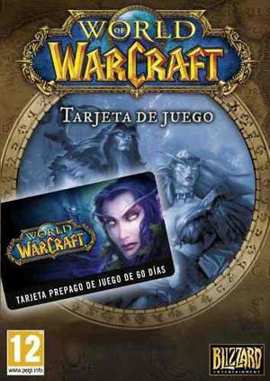 World Of Warcraft 60 Dias Tarjeta Prepagada