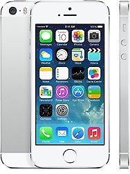 iPhone 5s, Silver, 32gb + Funda + Templado