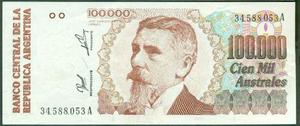 Billete Argentina  Pesos B# G.fraga-gonzalez Xf