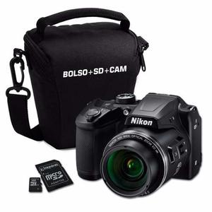 Camara Digital Nikon Bx Garantia + Sd 16gb + Bolso!!