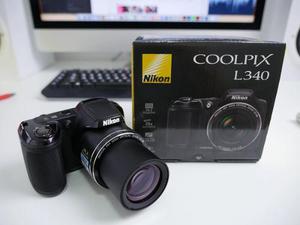 Camara Nikon Coolpix L340 20,2 28x Hd +estuche