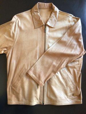 Campera Cuero Cardon Original L Y Bolso Cartera Masculina