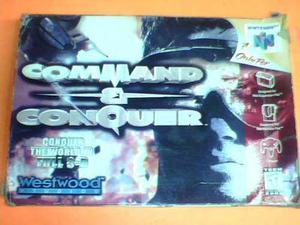 Command & Conquers N64 Completo Con Caja Y Manual