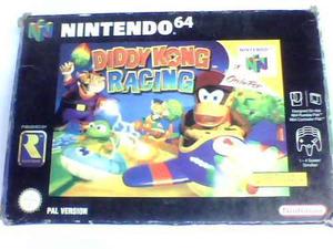 Diddy Kong Racing Pal N64 Original Con Caja Sin Manual