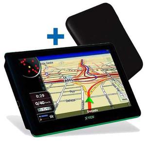 Gps X-view Navigator 7, Tv Digital, 7 Pulgadas Igo + Funda