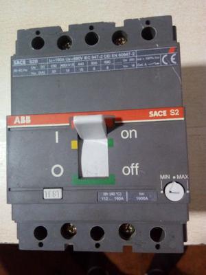 Interruptor termomagnetico 160a ABB impecable..