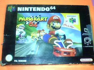Mario Kart Pal Version N64 Completo Con Caja Y Manual
