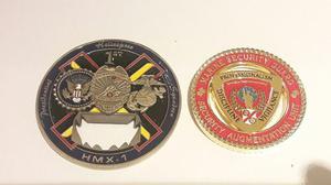 Medallas Escuad Marines Helicopteros Protecc Presidente Eeuu
