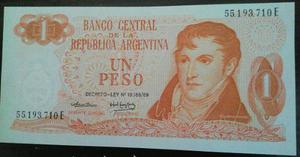 Mm Argentina 1 Peso Ley  Serie E