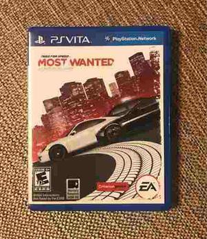 Need For Speed Most Wanted Ps Vita, Con Caja, Impecable!