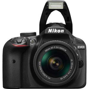 Nikon D3400 Kit 18-55mm Camara Reflex 24mp _1