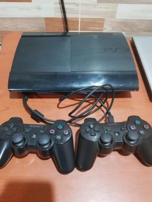 Play Station 3 con 2 Joystick, 17 juegos