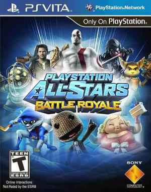 Playstation All Stars Battle Royale Psvita Físico