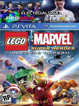 Ps Vita Lego Marvel Super Heroes Fisico Electroalsina