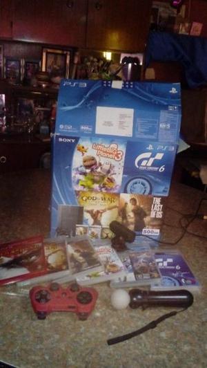 Ps3 con accesorios y juegos