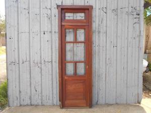 Puerta griega de madera antigua en cedro (85x217cm)