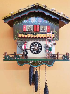 Reloj cucú musical antiguo Germany