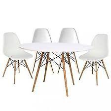 SUPER COMBO EAMES MESA REDONDA EAMES MAS 4 SILLAS EAMES