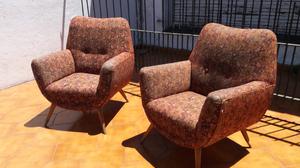 Sillones mariposa retro decada del 60