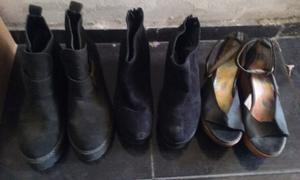 Vendo botas y sandalias