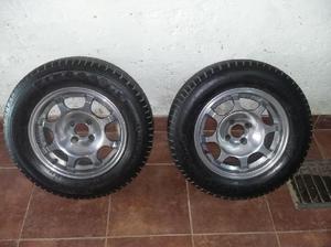 Vendo llantas 14 centro 4x100