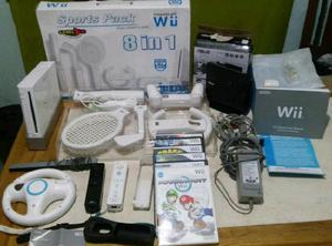Wii con juegos y accesorios