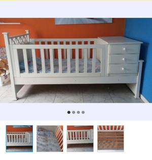 Cuna funcional + colchón