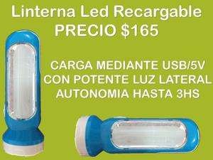 LINTERNA LED RECARGABLE