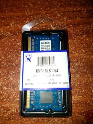 Memoria RAM Kingston 4gb mhz para notebook