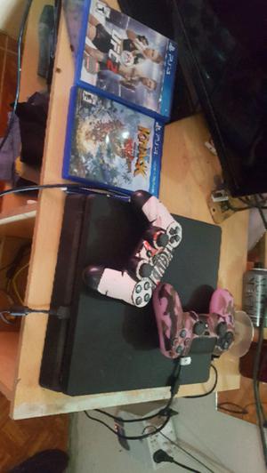 PS4, 2 JOYSTICK 2 JUEGOS