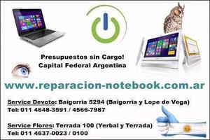 Servicio Técnico y Reparación de Notebook Netbook Hp
