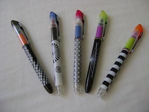 set de 5 lapiceras rollerball -nuevas-