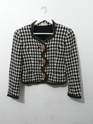 BLAZER BLANCO NEGRO