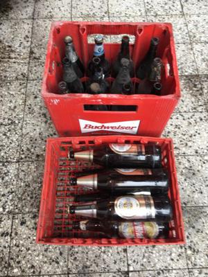 Cajón de cerveza con 18 envases