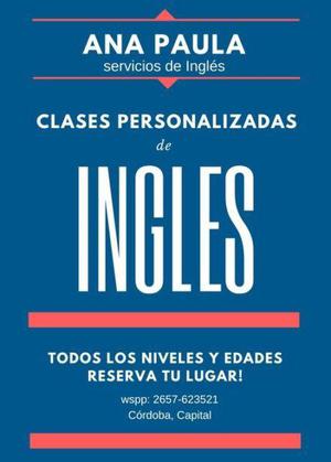 Clases particulares de Inglés