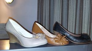 Lote de zapatos de mujer y niños