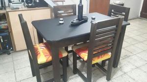 MESA MAS 4 SILLAS CON ENVIO !!