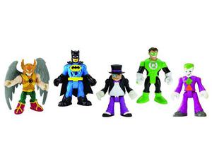 Mattel Imaginex Dc Super Friends Figuras X 5