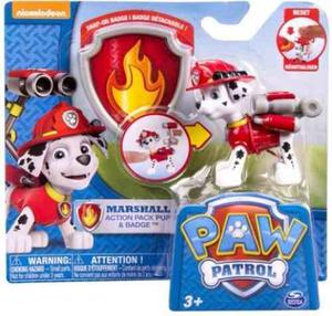 Paw Patrol Pack Acción + Placa Marshall Jugueteria Aplausos