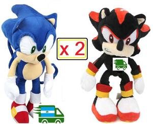Peluches Sonic X 2.45 Cm. Shadow Sega. Retro. Envio Gratis