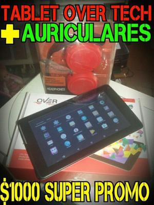 TABLET OVER TECH AURICULARES