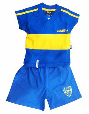 Conjunto Retro Boca Juniors Bebé