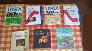 Lote De 7 Libros Unix - Tcp/ Ip - Stevens -mcconnell