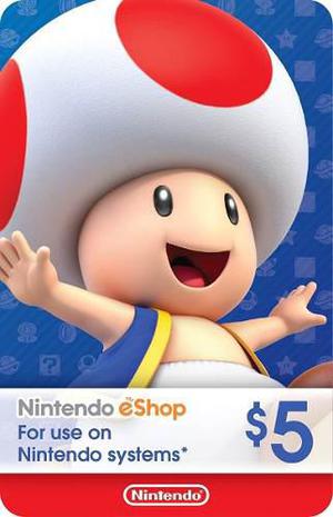 Nintendo - E Shop Card 5 Usd|eeuu Store - Ecash | Valhalla