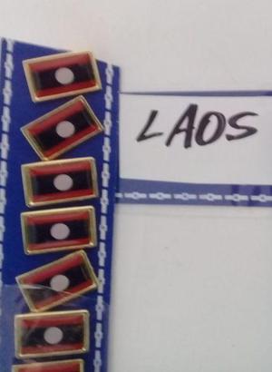 PINS BANDERA LAOS DE 2 CMS