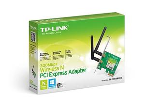 Placa de red wifi TP-LINK TL-WN881ND (PCI-E) (Win XP, 7, 8)