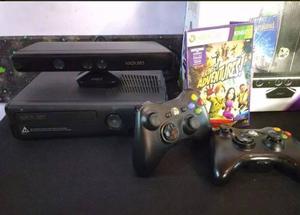 Xbox 360 Slim 500gb + Kinect + 2 Joystick Con Mas Juegos