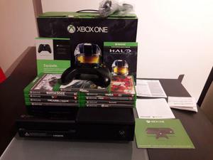 Xbox One 500gb 10 Juegos Fisico,joysticks Y Acc.s/uso Oferta