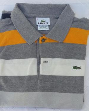 remera cuello polo hombre marca LACOSTE